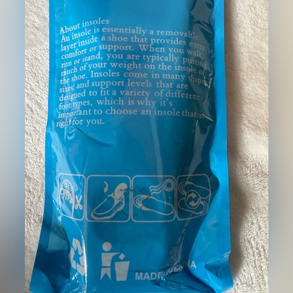 Removable Replacement Comfort Shoe Insoles Support Mens Sz Large NWT - Picture 4 of 5